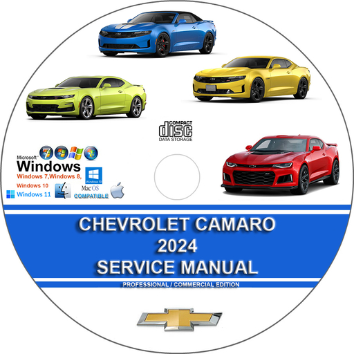 Chevrolet Camaro 3.6L 6.2L 2024 Factory Workshop Service Repair Manual