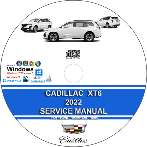 Cadillac XT6 2022 Factory Workshop Service Repair Manual