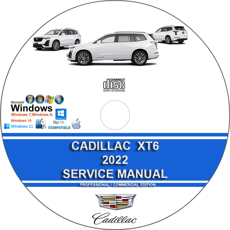 Cadillac XT6 2022 Factory Service Repair Manual Manuals For You