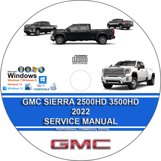 GMC Sierra 2500 HD 3500 HD 2022 Factory Workshop Service Repair Manual