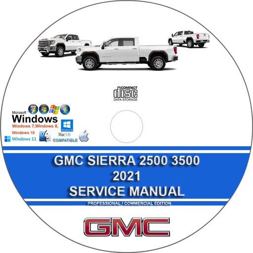 GMC Sierra 2021 2500 HD 3500 HD Factory Workshop Service Repair Manual
