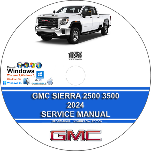 GMC Sierra 2500 3500 2024 Factory Workshop Service Repair Manual 