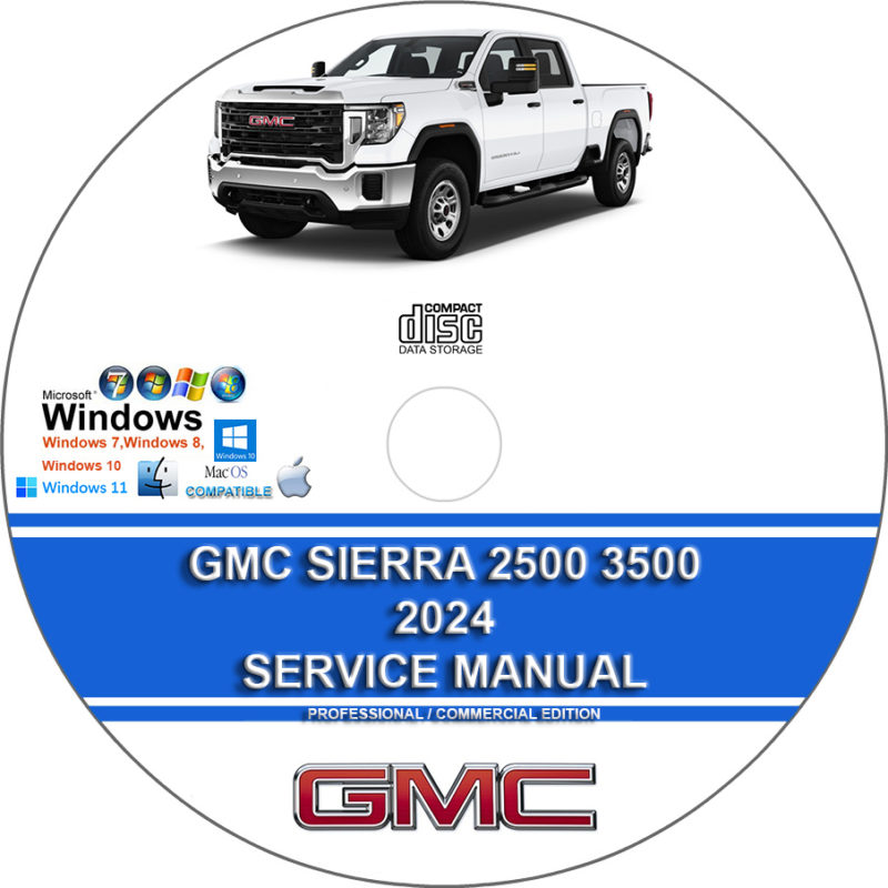 GMC Sierra 2500 3500 2024 Factory Service Repair Manual