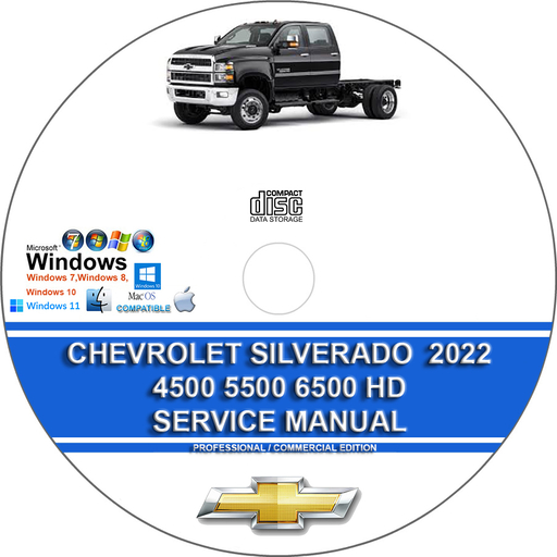 Chevrolet Silverado 4500 5500 6500 HD 2022 Factory Workshop Service Repair Manual