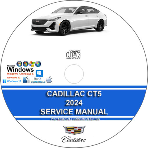 Cadillac CT5 2024 Factory Service Repair Manual Manuals For You