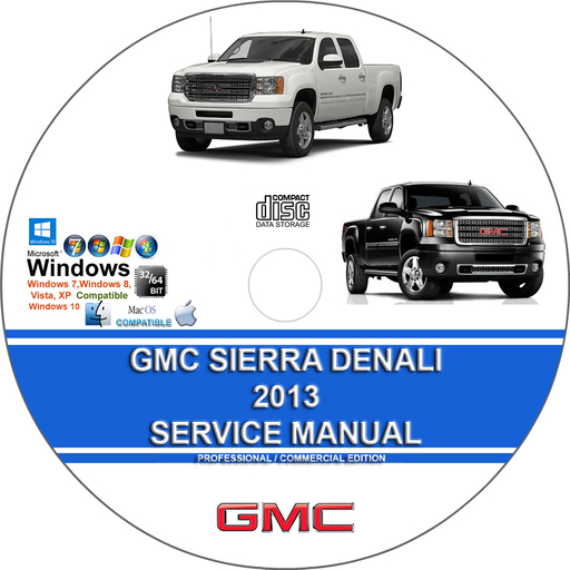 GMC Sierra Denali 2013 Factory Workshop Service Repair Manual