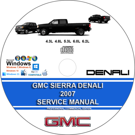 GMC Sierra Denali 2007 Factory Workshop Service Repair Manual