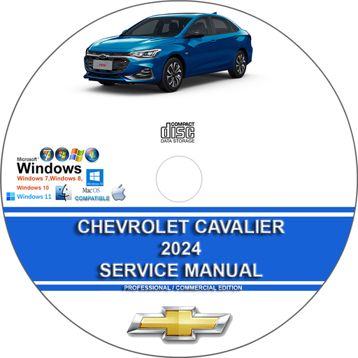Chevrolet Cavalier 1.0L and 1.3L 2024 Factory Workshop Service Repair Manual