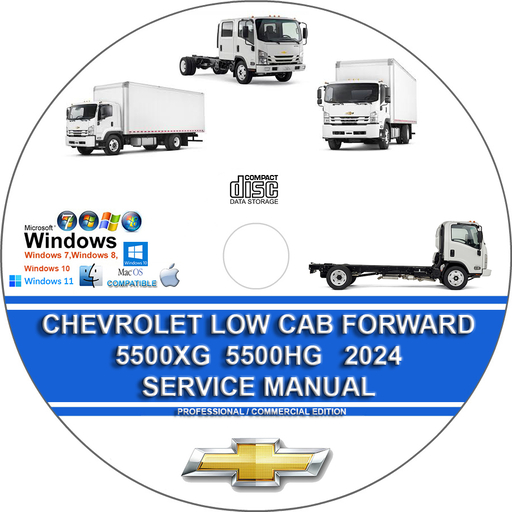 Chevrolet 5500 XG 5500 HG Low Cab Forward 6.6L 2024 Factory Workshop Service Repair Manual