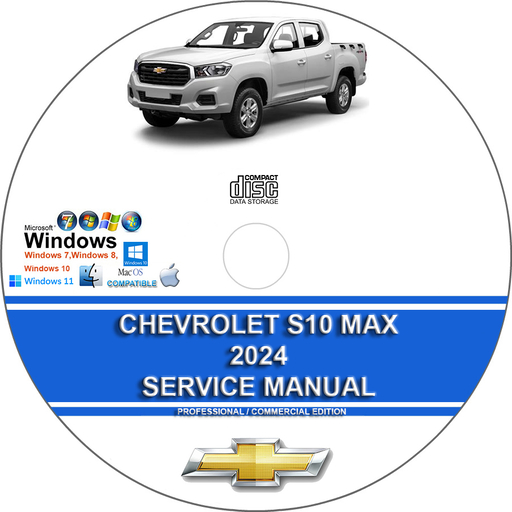 Chevrolet S10 Max 2.0L and 2.4L 2024 Factory Workshop Service Repair Manual S-10