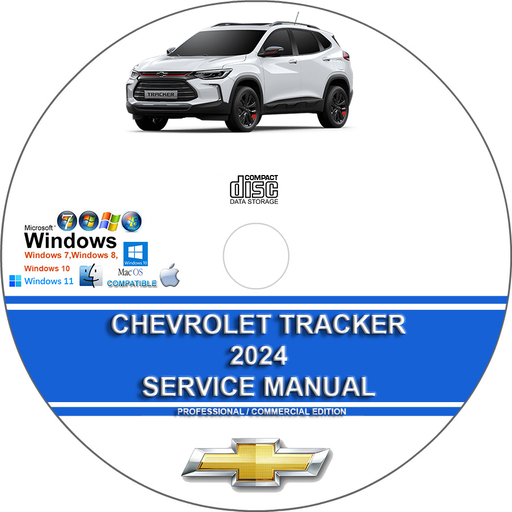 Chevrolet Tracker 1.0L and 1.2L 2024 Factory Workshop Service Repair Manual