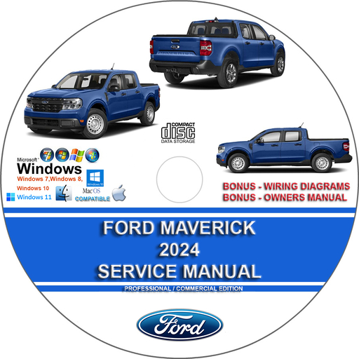 Ford Maverick 2024 Factory Workshop Service Repair Manual + Wiring Diagrams