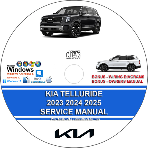 Kia Telluride 2023 2024 2025 Factory Service Repair Manual + Wiring