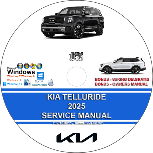 Kia Telluride 2025 Factory Service Repair Manual + Wiring