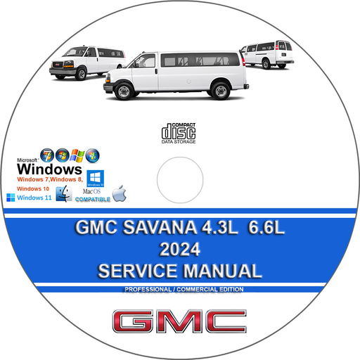 GMC Savana 4.3L 6.6L 2024 Factory Workshop Service Repair Manual