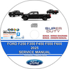 Ford F250 F350 F450 F550 F600 2025 Factory Workshop Service Repair Manual + Wiring Diagrams