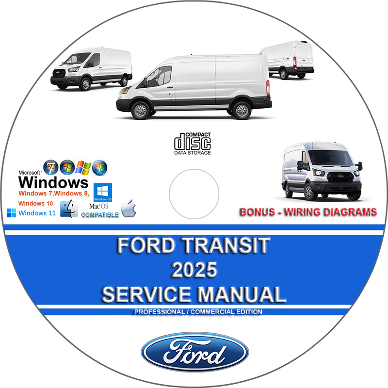 Ford Transit 2025 Factory Workshop Service Repair Manual + Full Wiring ...