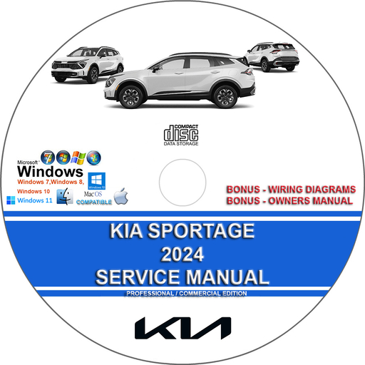 Kia Sportage 2024 Factory Service Repair Manual + Wiring